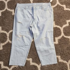 Old Navy slouchy straight high waist jeans